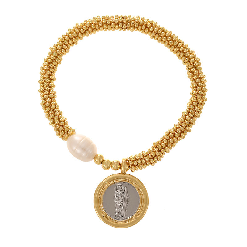 PULSERA MEDALLA RELIGIOSA