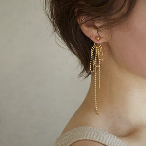 ARETES CADENAS BOLITAS