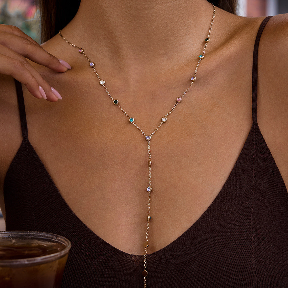 COLLAR LARGO CRISTALES