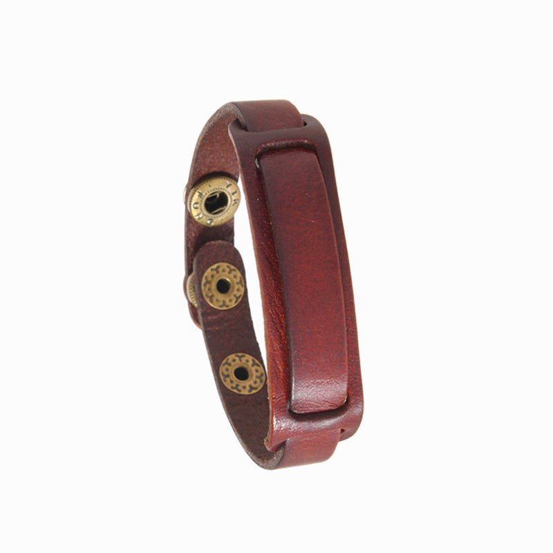 PULSERA MASCULINA DE CUERO