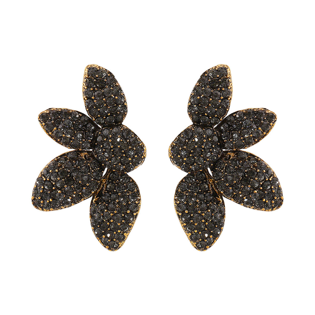 ARETES ZIRCONIAS NEGRAS