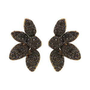 ARETES ZIRCONIAS NEGRAS