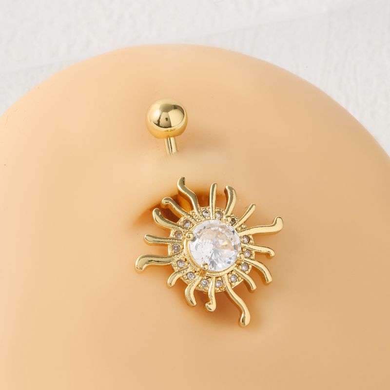 PIERCING OMBLIGO SOL