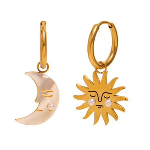 ARETES LUNA Y SOL