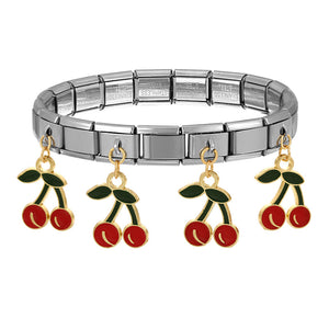 PULSERA ITALIANA CEREZAS