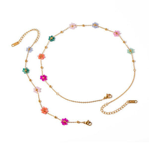 SET FLORES MULTICOLOR