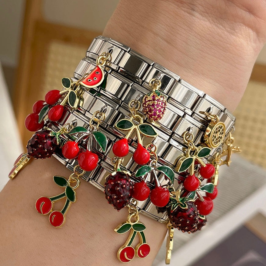 PULSERA ITALIANA CEREZAS