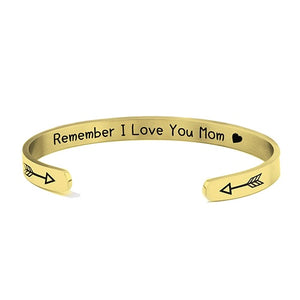 PULSERA REMEMBER I LOVE YOU MOM