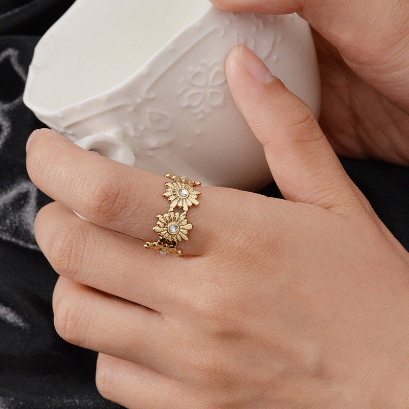 Anillo flores